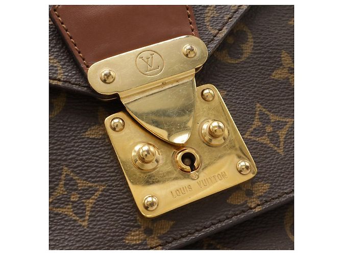Borsa Monceau 26 Monogram Louis Vuitton Marrone - vista 4