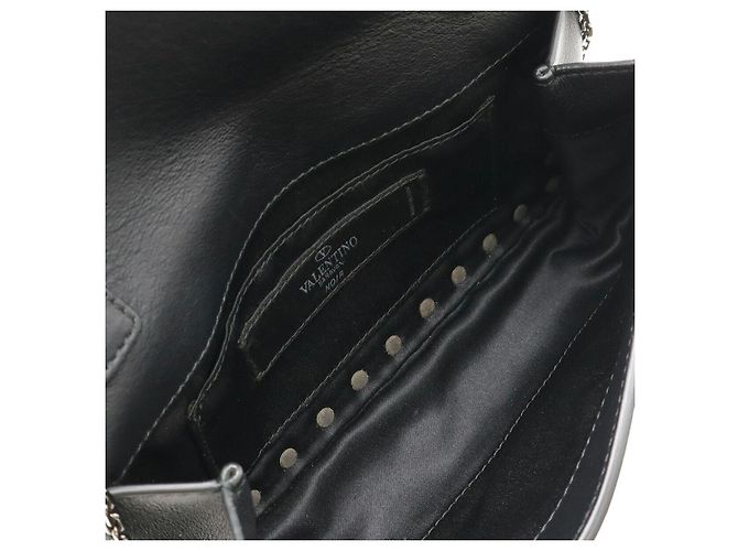 Valentino Garavani Borsa a spalla in pelle Rockstud di Valentino Nero - vista 5