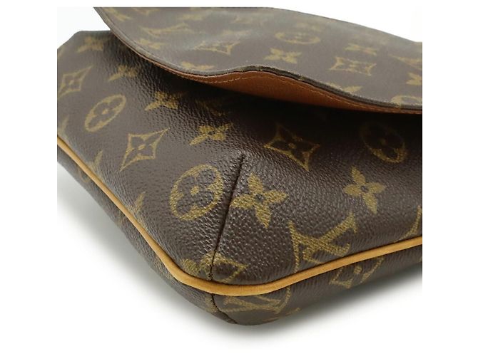 Borsa a Spalla Musette Salsa Monogram Louis Vuitton Marrone - vista 3