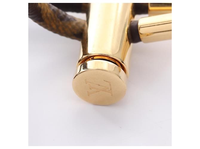 Collana Monogram Louis Vuitton Oro Marrone - vista 2