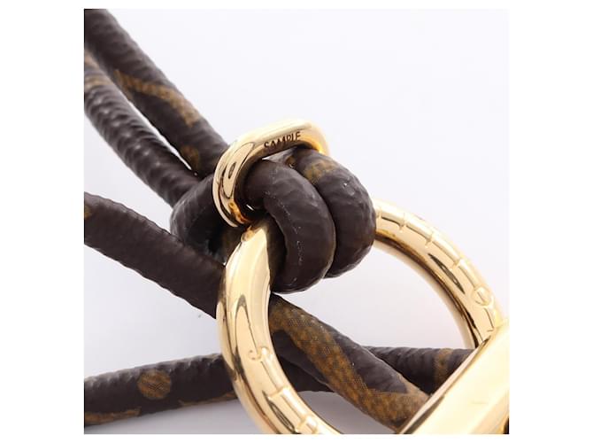 Collana Monogram Louis Vuitton Oro Marrone - vista 4