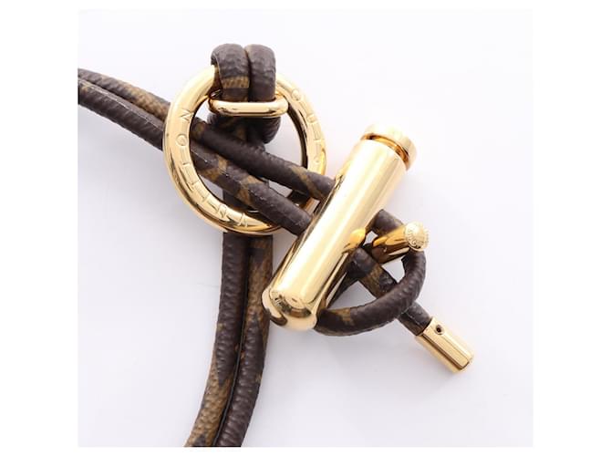 Collana Monogram Louis Vuitton Oro Marrone - vista 6