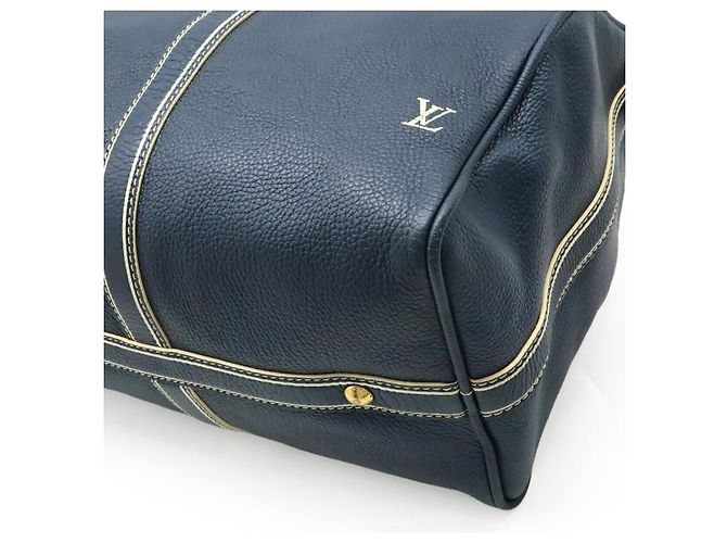 Borsa Boston Keepall 50 Tobago Louis Vuitton Blu - vista 3