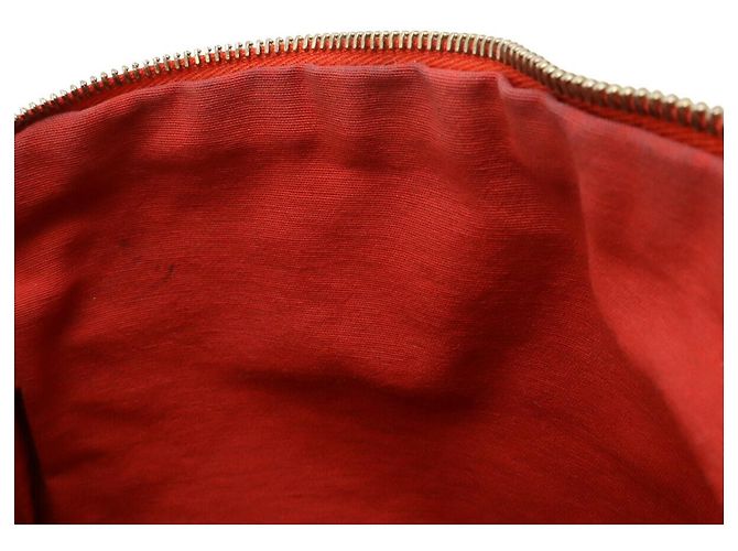 Hermès Pochette Bolide 20 in Tela Rossa Hermes Rosso - vista 6