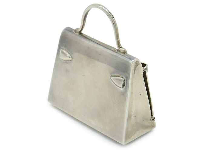 Pendente in argento per astuccio di pillole Hermès Metallico - vista 2