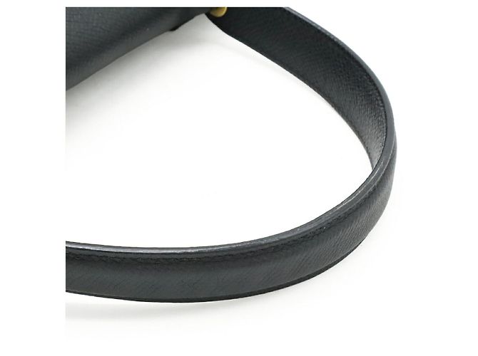 Belt Bag Céline Bolsa Celine de Cinto em Couro de Bezerro Texturizado 2 em 1 Preto - vista 4