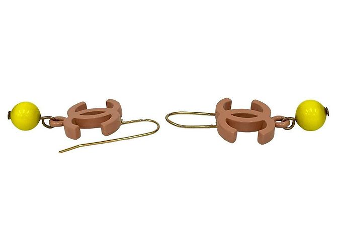 Pendientes Chanel Coco Mark Rosa - vista 6