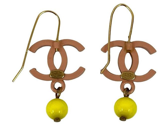 Pendientes Chanel Coco Mark Rosa - vista 8