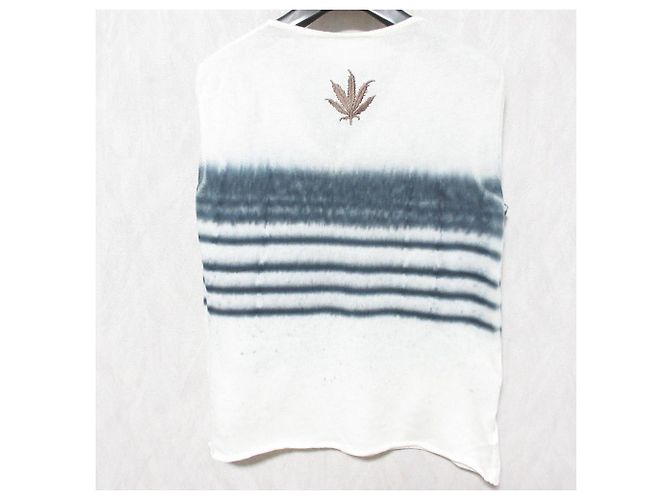 Autre Marque Top sin mangas de punto bordado de marihuana Lucien Pellat-Finet - vista 2
