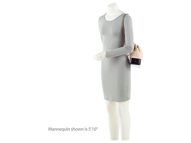Zaino Gabrielle Small in pelle di vitello invecchiata Chanel Marrone Beige - vista 5