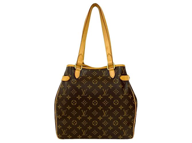 Bolso tote de cuero Monogram Batignolles Vertical de Louis Vuitton Metálico Bronce - vista 4