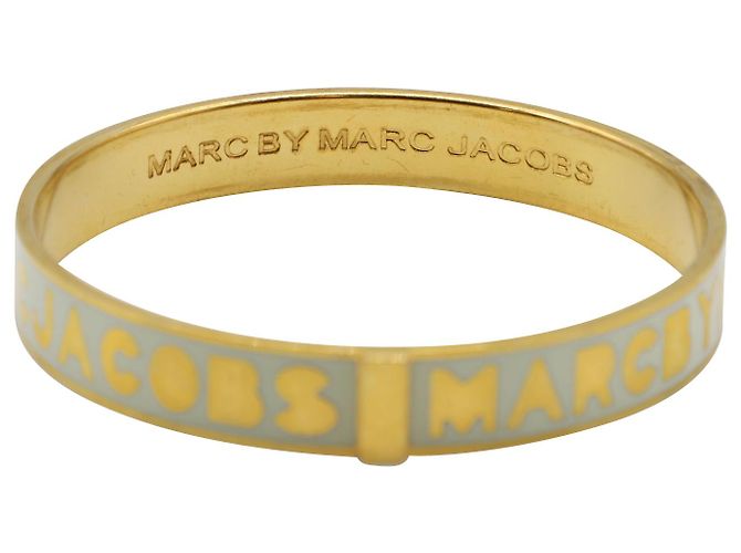 Bracciale Logo Marc by Marc Jacobs in metallo dorato - vista 2