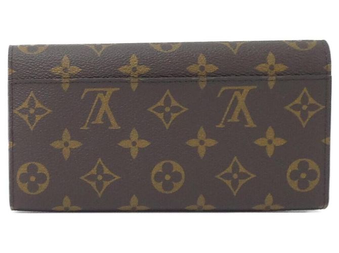 Portafoglio Lungo Monogramma Sarah di Louis Vuitton Marrone - vista 2
