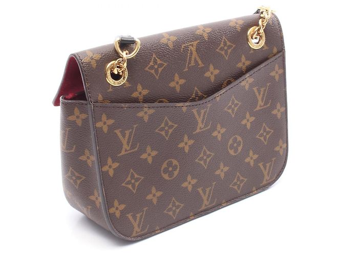 Louis Vuitton Passy Monogram Shoulder Bag Brown - view 3