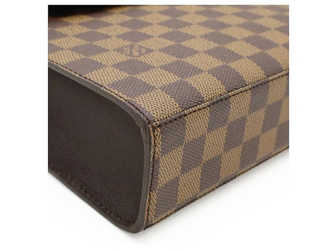 Borsa Louis Vuitton Damier Malletier Marrone - vista 3