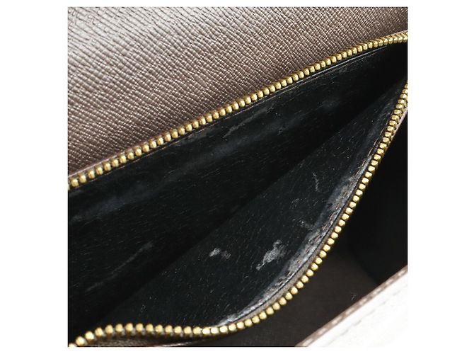 Borsa Louis Vuitton Damier Malletier Marrone - vista 8