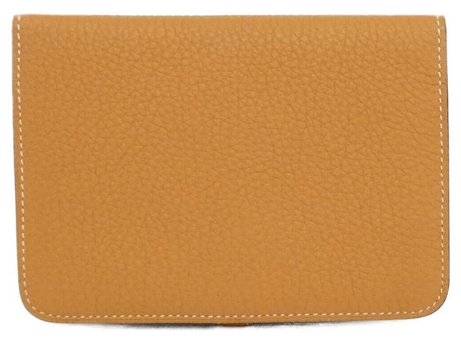 Portafoglio compatto Dogon Togo di Hermès Marrone - vista 2