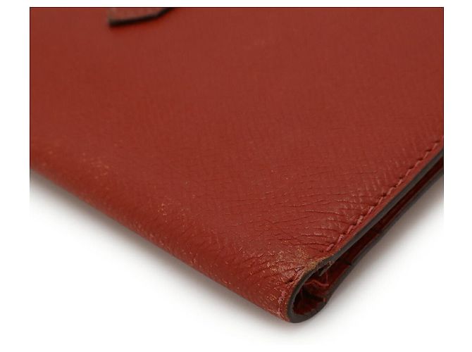 Hermès Béarn Epsom Lange Brieftasche Orange - Ansicht 3