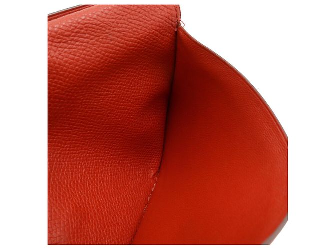 Hermès Béarn Epsom Lange Brieftasche Orange - Ansicht 6