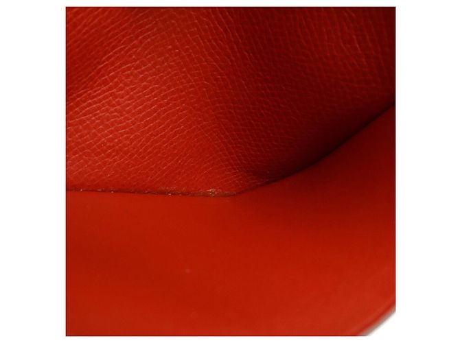 Hermès Béarn Epsom Lange Brieftasche Orange - Ansicht 7