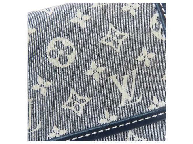 Portafoglio Lungo Monogramma Sarah di Louis Vuitton Blu - vista 7
