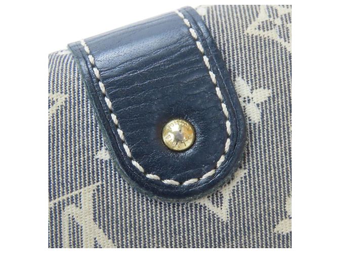 Portafoglio Lungo Monogramma Sarah di Louis Vuitton Blu - vista 9