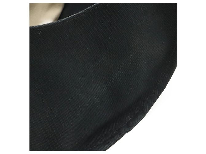 Hermès Cannes PM Canvas Tote Bag Schwarz - Ansicht 4