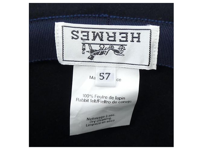 Hut Hermès 57 Schwarz - Ansicht 3