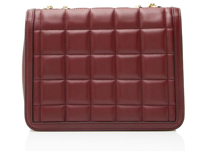 Borsa a spalla piccola in pelle di vitello Gucci Deco Rosso - vista 3