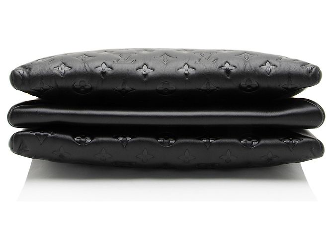 Louis Vuitton Monogram Prägung Lammleder Coussin MM Schultertasche Schwarz - Ansicht 4