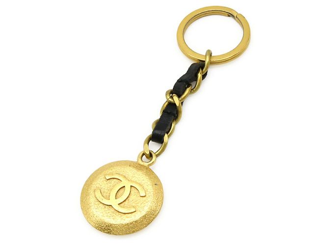 Portachiavi vintage CC di Chanel Nero - vista 2