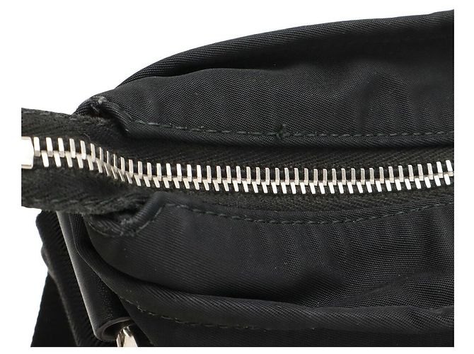 Borsa a Spalla in Nylon e Pelle Diamante Gucci Nero - vista 5