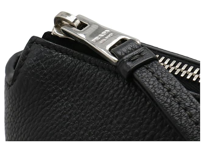 Borsa in pelle Prada Nero - vista 4