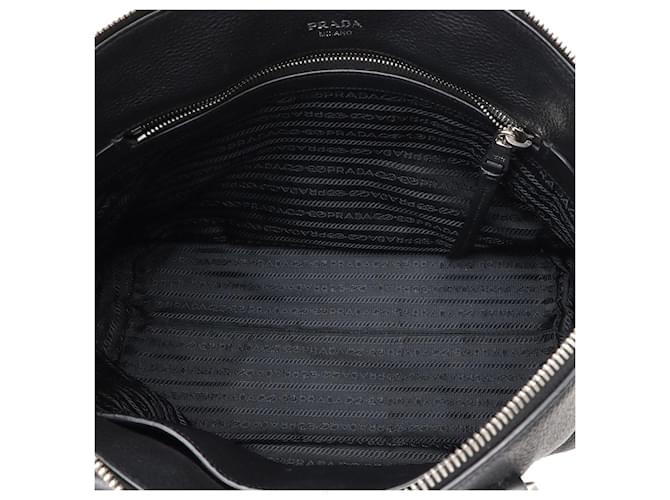 Borsa in pelle Prada Nero - vista 7
