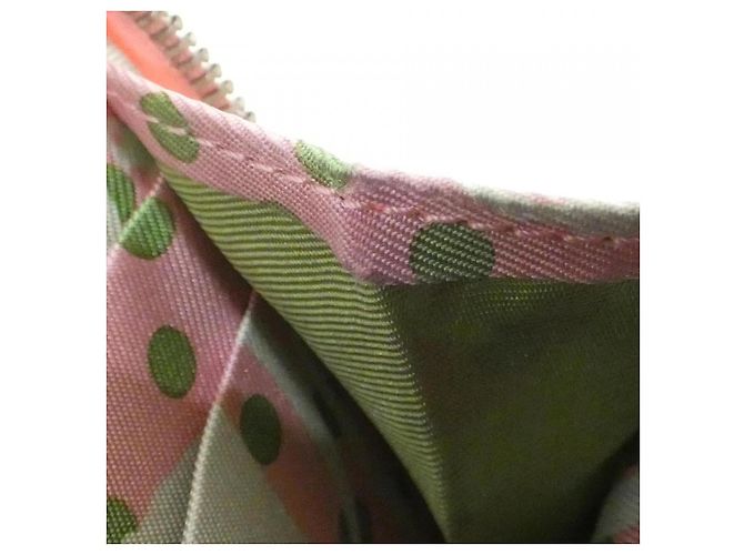 Silk In Portafoglio in seta Epsom Hermès BRIDES DE GALA FANTOME POIS Rosa - vista 9