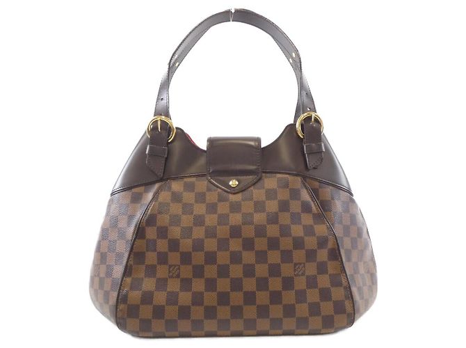 Borsa a Spalla Sistina Damier Louis Vuitton Marrone - vista 2