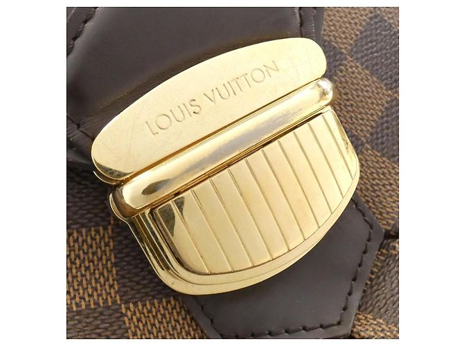 Borsa a Spalla Sistina Damier Louis Vuitton Marrone - vista 4