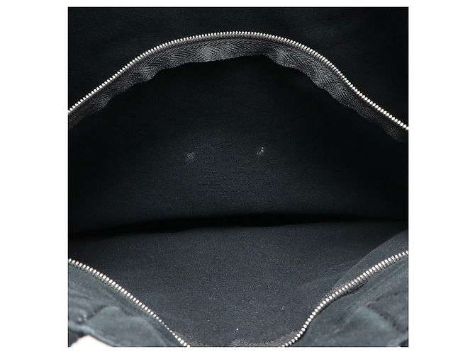 Hermès Canvas Deauville MM Tote Bag Schwarz - Ansicht 7