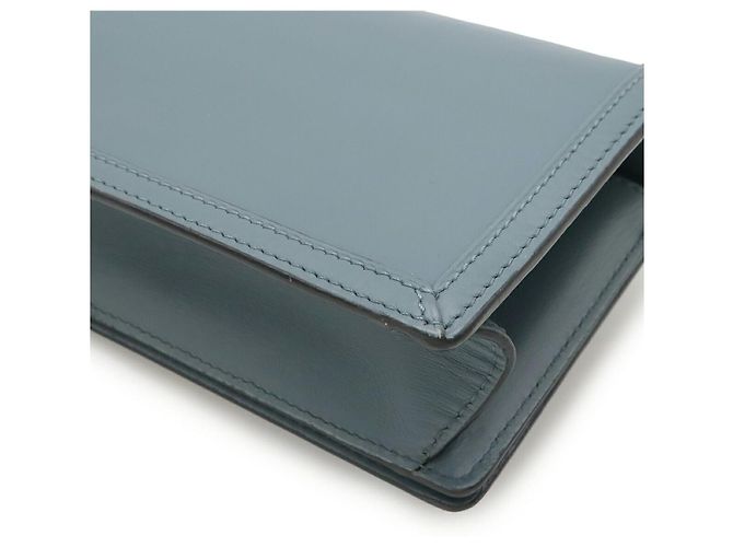 Sac à bandoulière mini en cuir Loewe Barcelona Bleu - vue 3