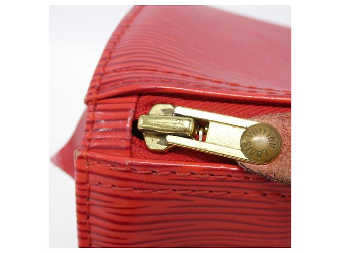 Borsa Boston Epi Speedy Louis Vuitton Rosso - vista 5