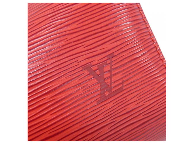 Borsa Boston Epi Speedy Louis Vuitton Rosso - vista 7