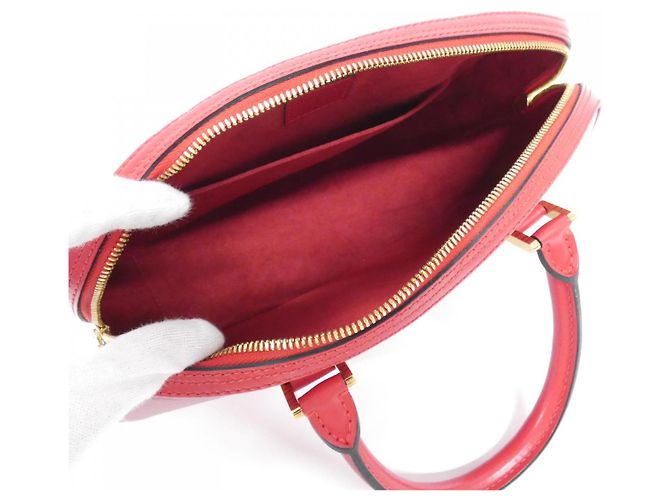 Borsa a mano Jasmin Epi in pelle di vitello Louis Vuitton Rosso - vista 10