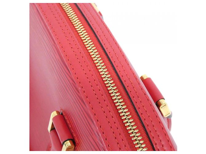 Borsa a mano Jasmin Epi in pelle di vitello Louis Vuitton Rosso - vista 6