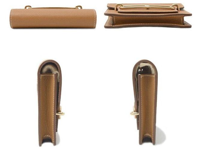 Portafoglio Slim Evercolor Roulis di Hermès Marrone - vista 3