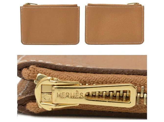 Portafoglio Slim Evercolor Roulis di Hermès Marrone - vista 6