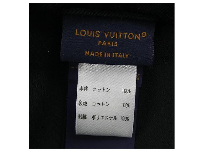 Louis Vuitton Cap Schwarz - Ansicht 3