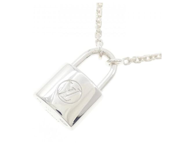 Collar Lockit de plata 925 Louis Vuitton Metálico - vista 3