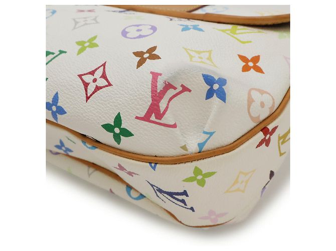 Louis Vuitton Schultertasche Monogramm Multicolor Weiß - Ansicht 3