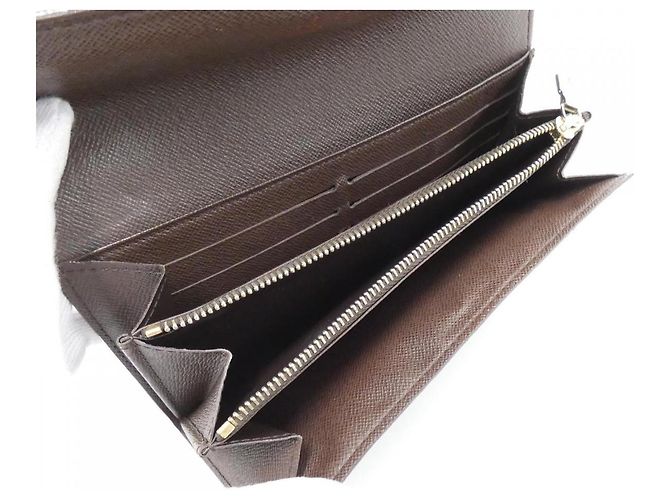 Louis Vuitton Portefeuille Sarah Damier Wallet Brown - view 9