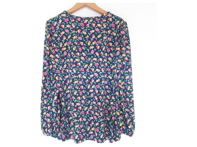 Autre Marque Langarmbluse mit Blumenmuster von Laura Ashley Blau - Ansicht 2